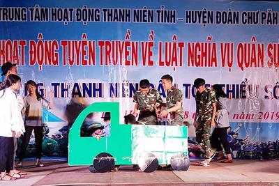 TT Hoạt động thanh niên Gia Lai tuyên truyền Luật NVQS