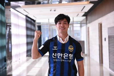 Công Phượng ghi bàn trong trận đấu ra mắt CLB Incheon United