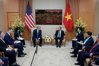 Thủ tướng Nguyễn Xuân Phúc hội kiến với Tổng thống Donald Trump