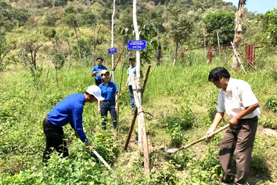 Trao tặng nhà và quà cho các gia đình khó khăn xã Krong