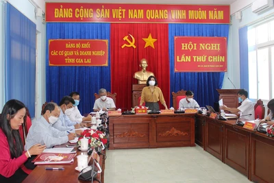 Hội nghị lần thứ 9 Ban Chấp hành Đảng bộ Khối các Cơ quan và Doanh nghiệp tỉnh Gia Lai