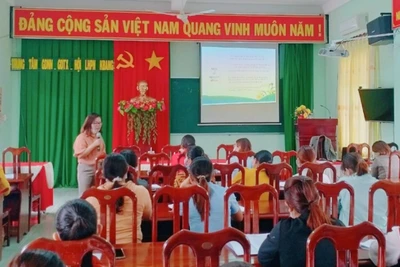 Kbang: 50 học viên tham gia tập huấn vận động hạn chế nạn tảo hôn