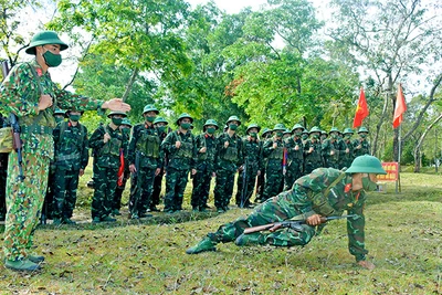 Sư đoàn 2 đầu tư hơn 2 tỷ đồng cho công tác chuẩn bị huấn luyện năm 2022