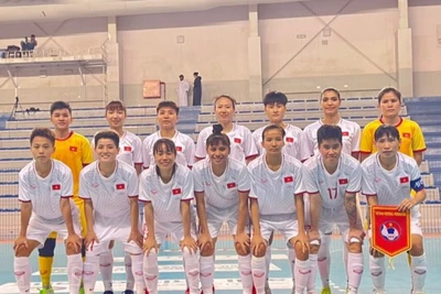 Tuyển nữ futsal Việt Nam đánh bại chủ nhà Bahrain trước thềm SEA Games 31