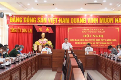 Gia Lai: Triển khai công tác tuyên giáo quý II-2022