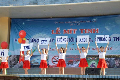 Bỏ hút thuốc lá để thực hiện nếp sống văn minh