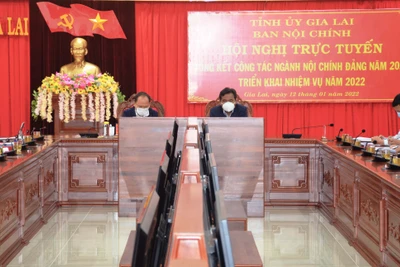 Tập trung kiện toàn bộ máy ngành Nội chính "Trung thành, liêm chính, tận tụy, sáng tạo"