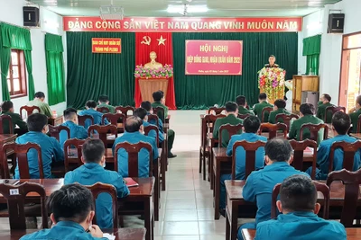 Hội nghị hiệp đồng giao, nhận quân năm 2022 tại Pleiku và Mang Yang