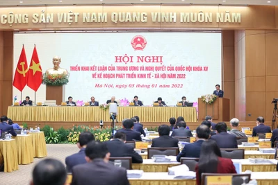 Năm 2022: Phấn đấu tăng trưởng GDP 6-6,5%, GDP bình quân đầu người 3900 USD