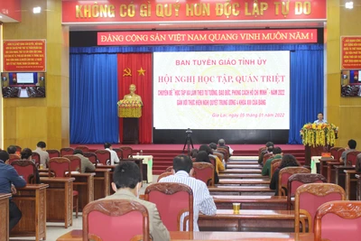 Gia Lai học tập, quán triệt chuyên đề "Học tập và làm theo tư tưởng, đạo đức, phong cách Hồ Chí Minh" năm 2022