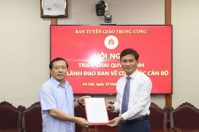 Bổ nhiệm ông Nguyễn Phú Trường làm Vụ trưởng của Ban Tuyên giáo Trung ương