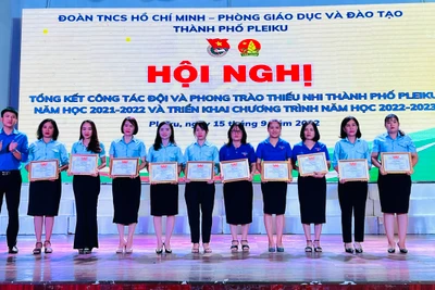 Pleiku: Hơn 204 triệu đồng thực hiện 48 công trình măng non