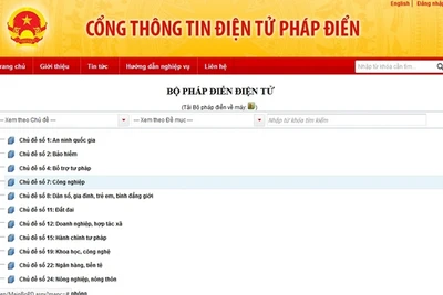 Phê duyệt kết quả pháp điển 2 chủ đề và 29 đề mục