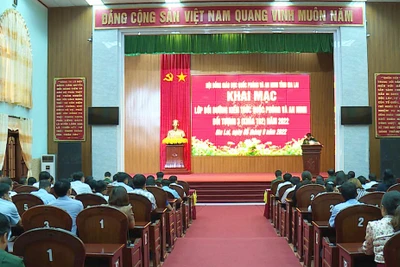 Gia Lai: Khai mạc lớp bồi dưỡng kiến thức quốc phòng và an ninh cho đối tượng 3