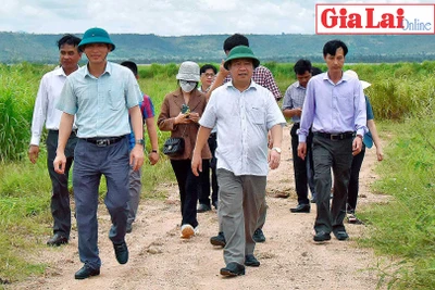 Phó Bí thư Thường trực Tỉnh ủy làm việc với hệ thống chính trị xã Đak Trôi