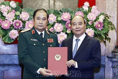 Thăng quân hàm Thượng tướng cho Phó Tổng Tham mưu trưởng Quân đội nhân dân Việt Nam