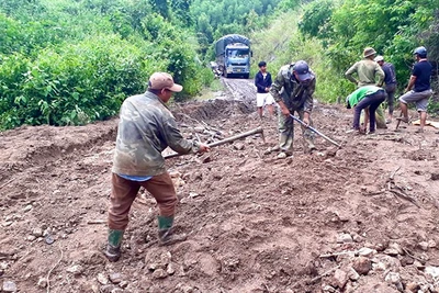 Gia Lai khẩn trương khắc phục hậu quả mưa bão