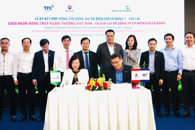 Vietcombank Gia Lai và Công ty cổ phần Điện Gia Lai hợp tác phát triển điện gió