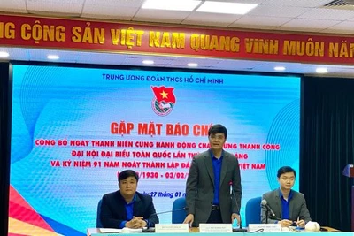 'Ngày thanh niên cùng hành động' chào mừng Đại hội XIII của Đảng