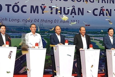 Thủ tướng phát lệnh khởi công tuyến cao tốc Mỹ Thuận - Cần Thơ