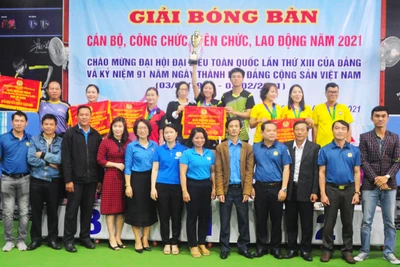 Công đoàn cơ sở Cục Hải quan Gia Lai-Kon Tum giành giải nhất toàn đội