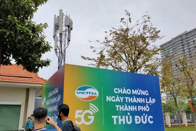 Đến năm 2025: Xây dựng ít nhất 3 đô thị thông minh có mạng 5G