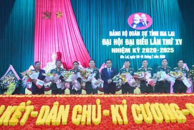 Đại hội đại biểu Đảng bộ Quân sự tỉnh lần thứ XV bầu 13 đồng chí vào Ban Chấp hành nhiệm kỳ 2020-2025