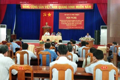 Phú Thiện đánh giá việc tổ chức làm điểm bầu cử trưởng thôn, tổ trưởng tổ dân phố