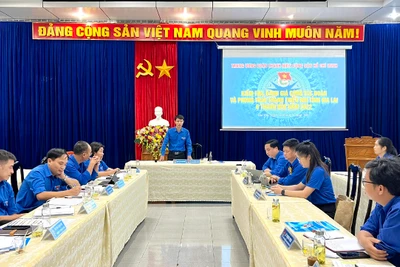 Trung ương Đoàn TNCS Hồ Chí Minh kiểm tra công tác Đoàn và phong trào thanh thiếu nhi tỉnh Gia Lai