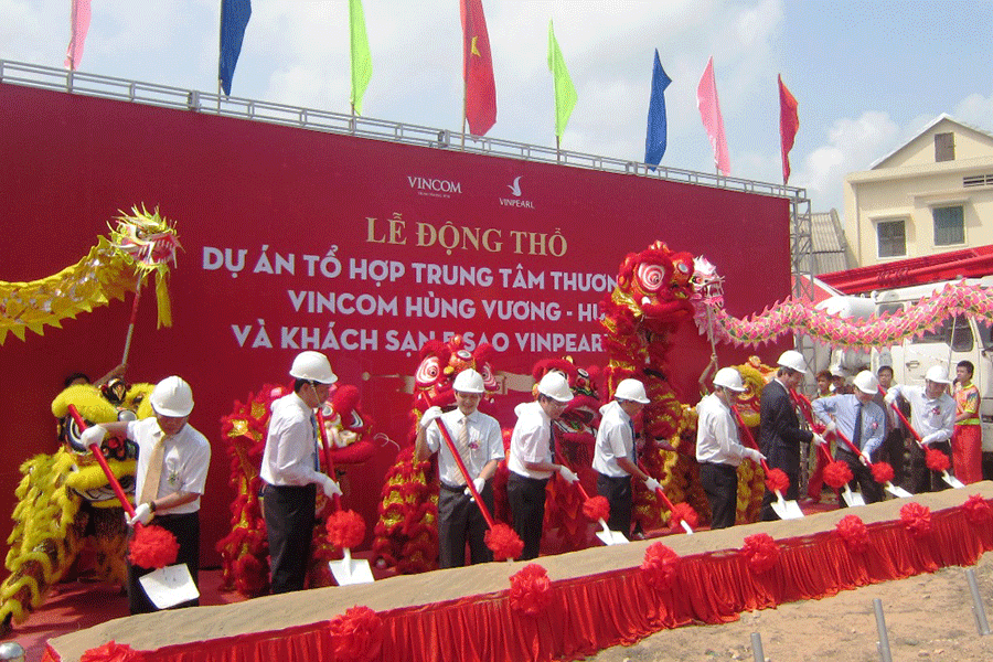 Tập đoàn Vingroup xây dựng trung tâm thương mại, khách sạn 5 sao Vinpearl tại Huế