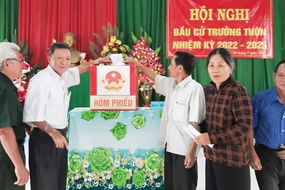 Kbang đẩy mạnh tiến trình nhất thể hóa bí thư kiêm trưởng thôn