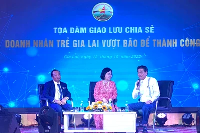 Hội Doanh nhân trẻ Gia Lai kỷ niệm Ngày Doanh nhân Việt Nam 13-10