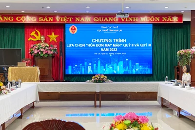 Cục Thuế tỉnh Gia Lai tổ chức quay số "Hóa đơn may mắn"