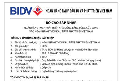 Bố cáo sáp nhập