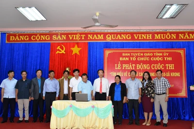 Phát động cuộc thi tìm hiểu về căn cứ cách mạng Khu 10- xã Krong