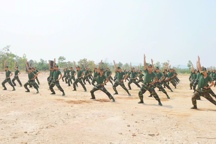 Tiểu đoàn Huấn luyện-Cơ động quan tâm rèn luyện chiến sĩ mới