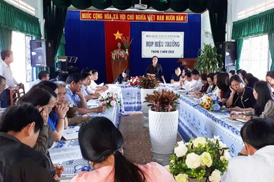 Chư Pah bàn giải pháp tinh giản biên chế ngành GD và ĐT