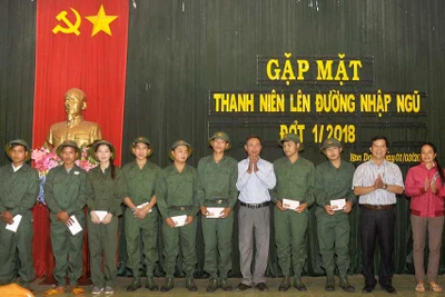 Sẵn sàng cho ngày hội giao quân