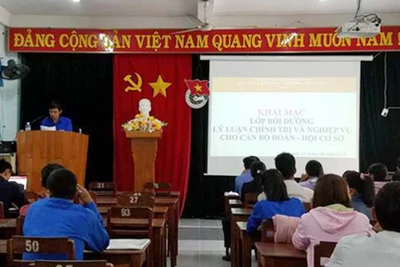 Khai mạc lớp bồi dưỡng cán bộ Đoàn, Hội năm 2018