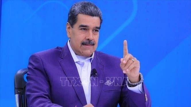 Tổng thống Venezuela Nicolas Maduro. Ảnh: IRNA/TTXVN