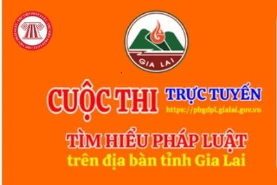 Thi trực tuyến “Tìm hiểu pháp luật trên địa bàn tỉnh Gia Lai” năm 2025