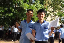 120 thí sinh vắng mặt trong môn thi Toán.