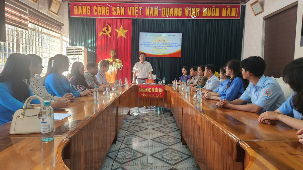 Quang cảnh buổi gặp mặt. Ảnh: Ngọc Sang gl1.jpg