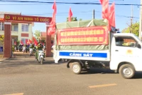 Xã Kon Gang ra quân tuyên truyền bầu cử đại biểu Quốc hội và HĐND các cấp