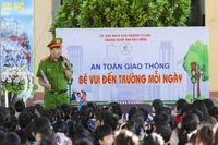 Gần 680 trẻ Trường Mầm non Hoa Hồng được tuyên truyền an toàn giao thông