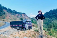 Cô gái "gen Z" Gia Lai xuyên Việt cùng chiếc xe tải chở hàng 34 tấn