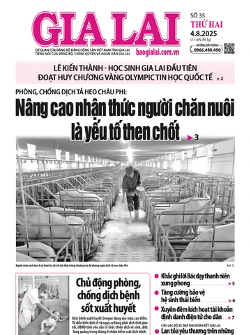 Báo Gia Lai số thứ hai ngày 4-8-2025
