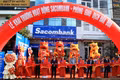 Sacombank Gia Lai khai trương hoạt động phòng giao dịch Đăk Đoa. Ảnh: H.H