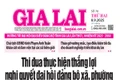 Báo Gia Lai số thứ 2 ngày 8-9-2025