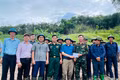 Đồng chí Trương Văn Đạt thăm các lực lượng thực hiện nhiệm vụ tìm kiếm, quy tập hài cốt liệt sĩ